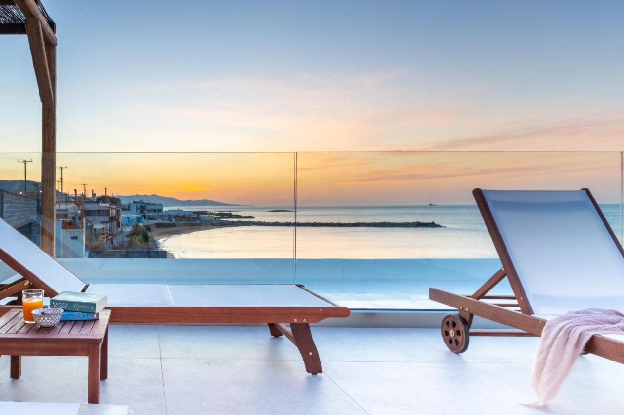 Wave, An Idyllic Seafront Suite Kokkini Hani Exterior foto